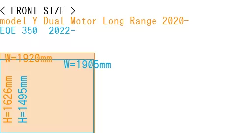 #model Y Dual Motor Long Range 2020- + EQE 350+ 2022-